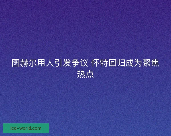 图赫尔用人引发争议 怀特回归成为聚焦热点