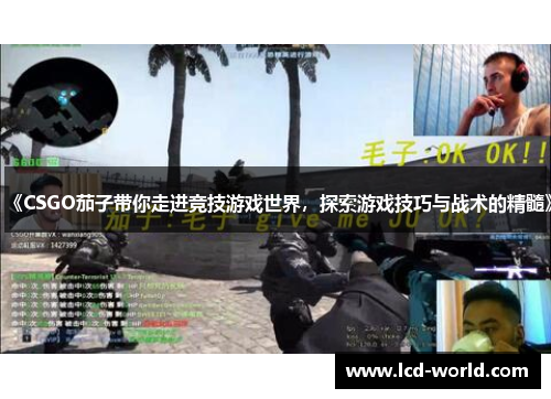 《CSGO茄子带你走进竞技游戏世界，探索游戏技巧与战术的精髓》